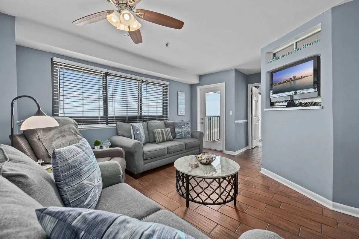 Living Room Area — Renaissance Tower Oceanfront 3-Bedroom Condo